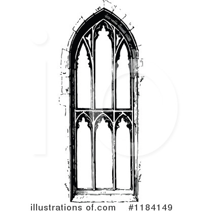 Royalty-Free (RF) Window Clipart Illustration by Prawny Vintage - Stock Sample #1184149