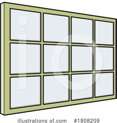 Royalty-Free (RF) Window Clipart Illustration by Lal Perera - Stock Sample #1808209
