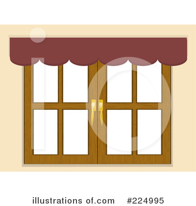 Royalty-Free (RF) Window Clipart Illustration by elaineitalia - Stock Sample #224995