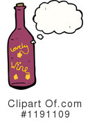 Wine Bottle Clipart #1191109 by lineartestpilot