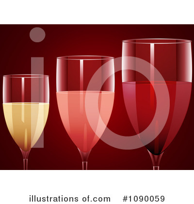 Royalty-Free (RF) Wine Clipart Illustration by elaineitalia - Stock Sample #1090059