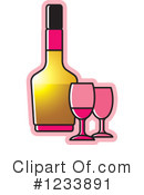 Wine Clipart #1233891 by Lal Perera