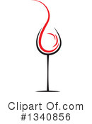 Wine Clipart #1340856 by ColorMagic