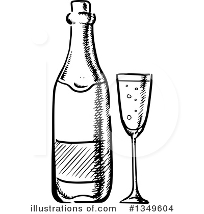 Wine Glass Clipart #1349604 by Vector Tradition SM