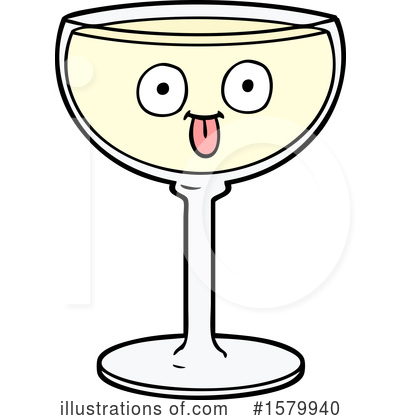 Wine Glass Clipart #1579940 by lineartestpilot