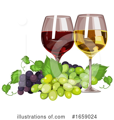 Wine Glass Clipart #1659024 by Morphart Creations