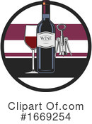Wine Clipart #1669254 by Vector Tradition SM