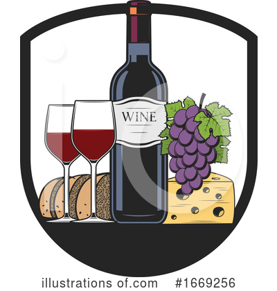 Royalty-Free (RF) Wine Clipart Illustration by Vector Tradition SM - Stock Sample #1669256