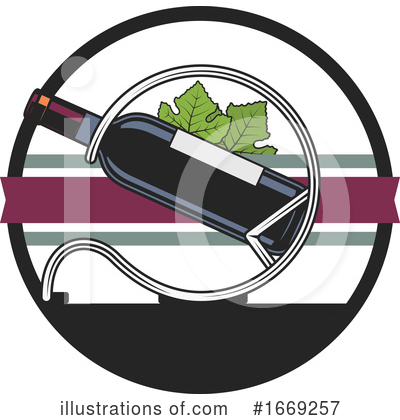 Royalty-Free (RF) Wine Clipart Illustration by Vector Tradition SM - Stock Sample #1669257