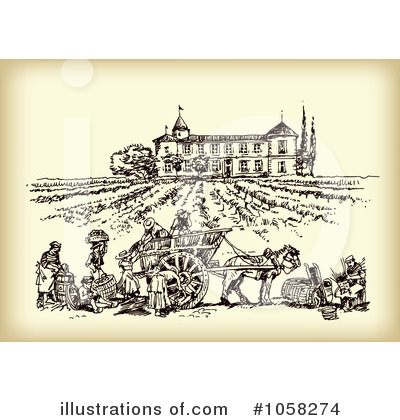 Winery Clipart #1058274 by Eugene
