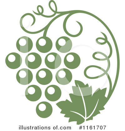 Grape Clipart #1161707 by Vector Tradition SM