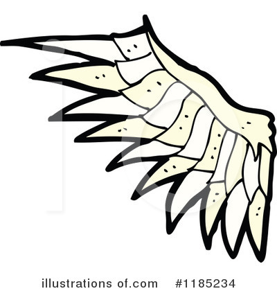 Royalty-Free (RF) Wing Clipart Illustration by lineartestpilot - Stock Sample #1185234