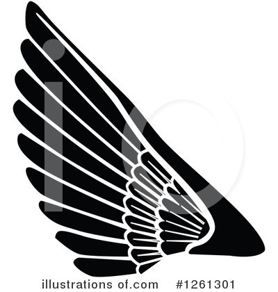 Royalty-Free (RF) Wing Clipart Illustration by Chromaco - Stock Sample #1261301