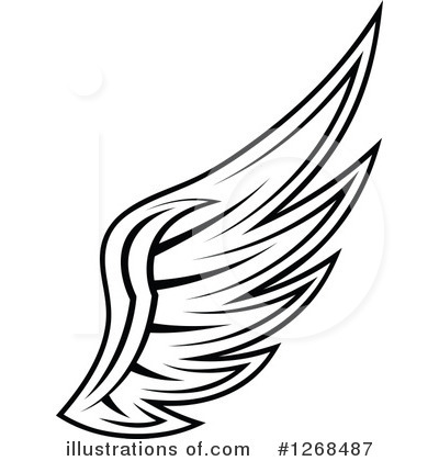 Royalty-Free (RF) Wing Clipart Illustration by Vector Tradition SM - Stock Sample #1268487