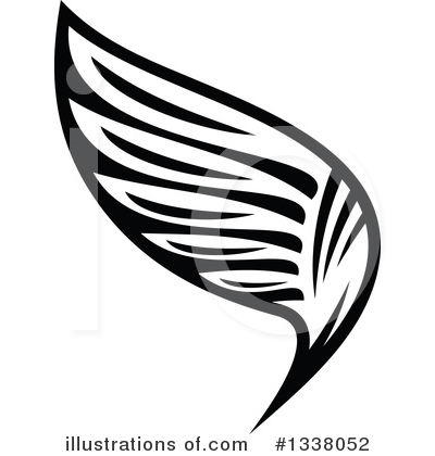Royalty-Free (RF) Wing Clipart Illustration by Vector Tradition SM - Stock Sample #1338052