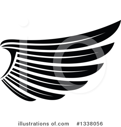 Royalty-Free (RF) Wing Clipart Illustration by Vector Tradition SM - Stock Sample #1338056