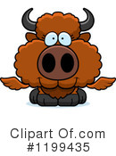 Winged Buffalo Clipart #1199435 by Cory Thoman