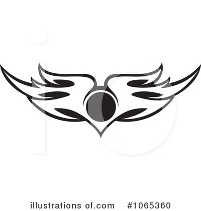 Royalty-Free (RF) Wings Clipart Illustration by Vector Tradition SM - Stock Sample #1065360