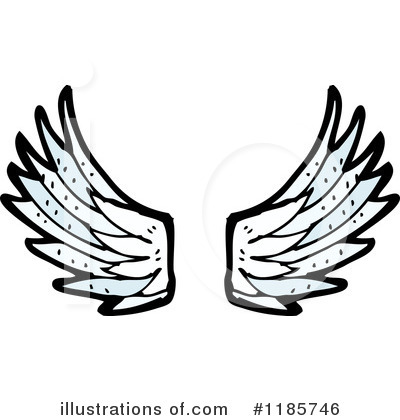 Royalty-Free (RF) Wings Clipart Illustration by lineartestpilot - Stock Sample #1185746