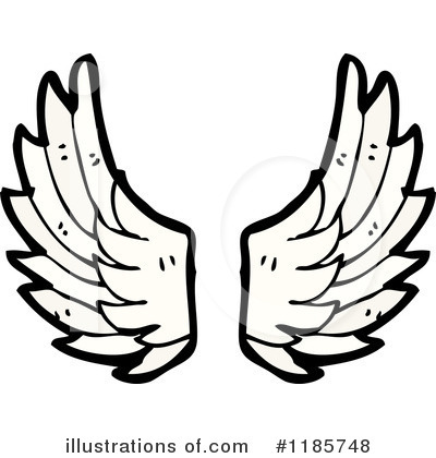 Royalty-Free (RF) Wings Clipart Illustration by lineartestpilot - Stock Sample #1185748