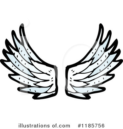 Royalty-Free (RF) Wings Clipart Illustration by lineartestpilot - Stock Sample #1185756