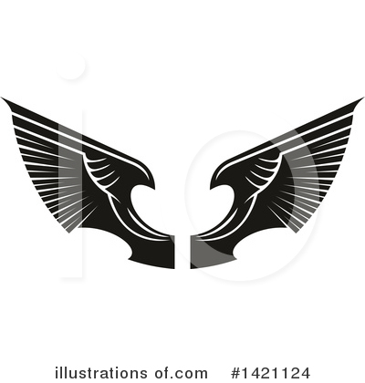 Royalty-Free (RF) Wings Clipart Illustration by Vector Tradition SM - Stock Sample #1421124