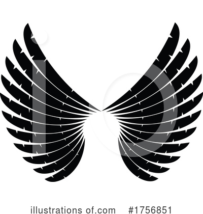 Wings Clipart #1756851 by KJ Pargeter