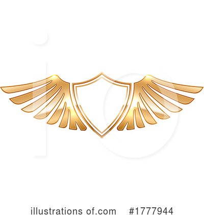 Winged Shield Clipart #1777944 by Vector Tradition SM