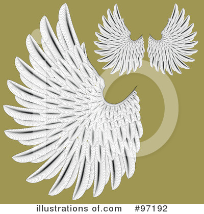 Royalty-Free (RF) Wings Clipart Illustration by BestVector - Stock Sample #97192