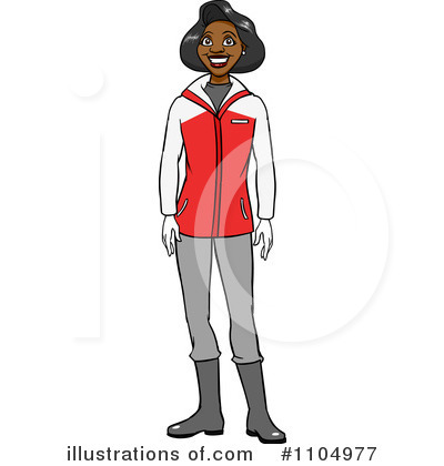Royalty-Free (RF) Winter Apparel Clipart Illustration by Cartoon Solutions - Stock Sample #1104977