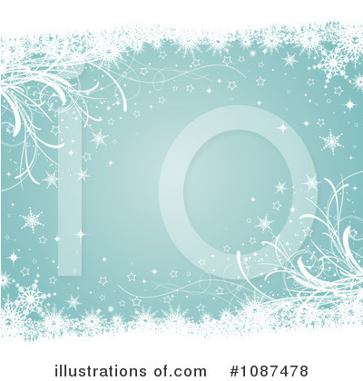 Snowflake Background Clipart #1087478 by KJ Pargeter