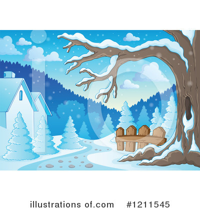 Royalty-Free (RF) Winter Clipart Illustration by visekart - Stock Sample #1211545