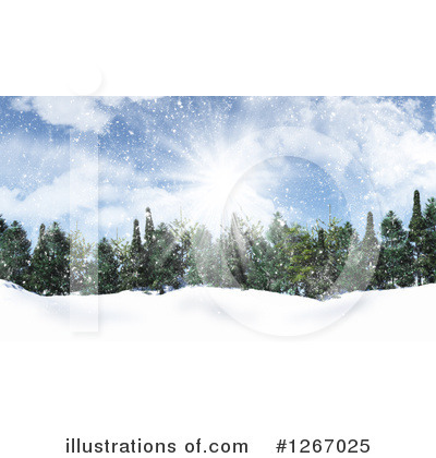 Snowing Clipart #1267025 by KJ Pargeter