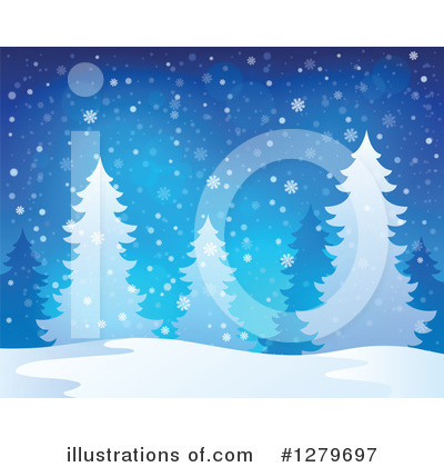 Evergreens Clipart #1279697 by visekart