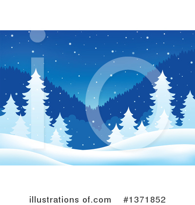 Royalty-Free (RF) Winter Clipart Illustration by visekart - Stock Sample #1371852