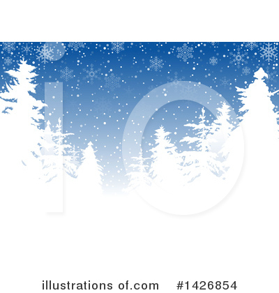 Snowflakes Clipart #1426854 by dero