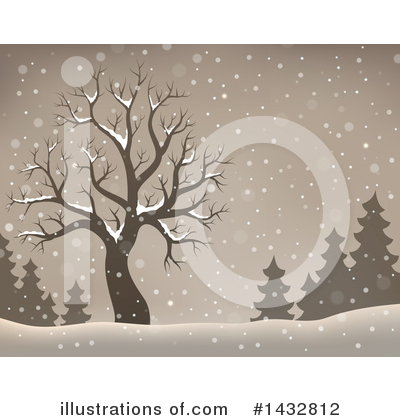 Evergreens Clipart #1432812 by visekart