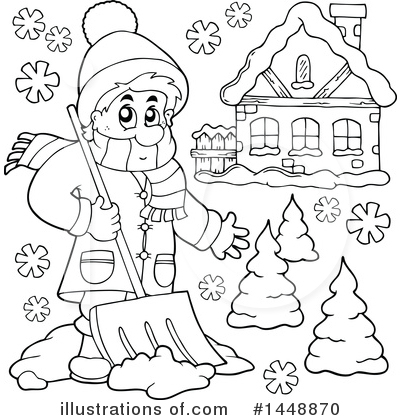 Royalty-Free (RF) Winter Clipart Illustration by visekart - Stock Sample #1448870