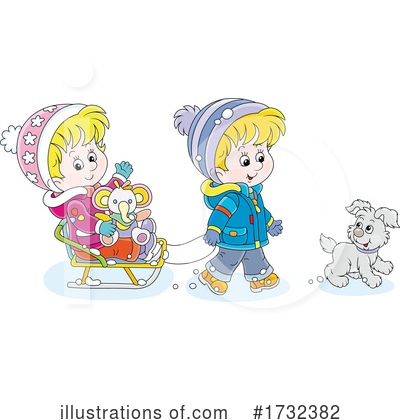 Siblings Clipart #1732382 by Alex Bannykh