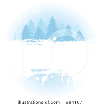 Royalty-Free (RF) Winter Clipart Illustration by Pushkin - Stock Sample #84107