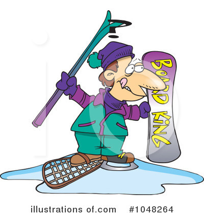Winter Sports Clipart #1048264 by toonaday