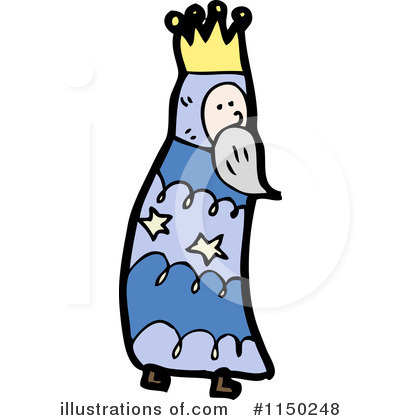 Royalty-Free (RF) Wise Men Clipart Illustration by lineartestpilot - Stock Sample #1150248