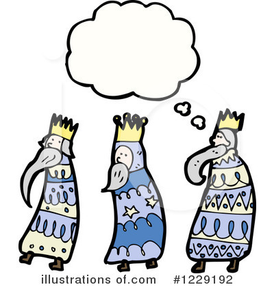 Royalty-Free (RF) Wise Men Clipart Illustration by lineartestpilot - Stock Sample #1229192