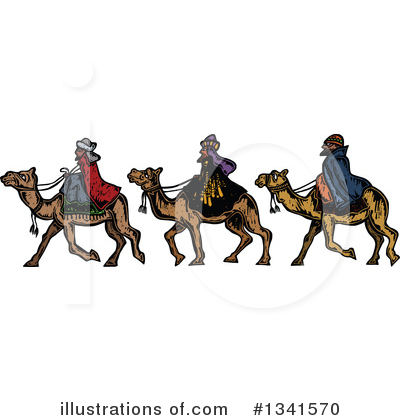 Royalty-Free (RF) Wise Men Clipart Illustration by Prawny - Stock Sample #1341570