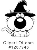 Witch Cat Clipart #1267946 by Cory Thoman
