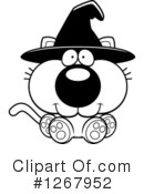 Witch Cat Clipart #1267952 by Cory Thoman