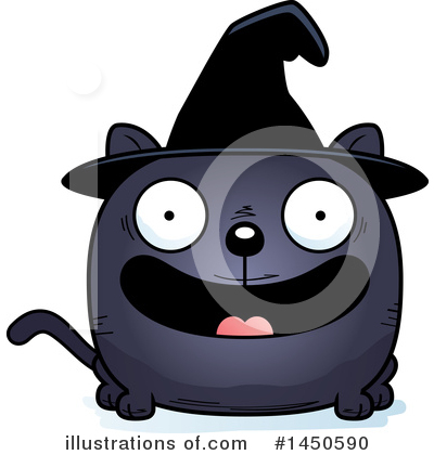 Royalty-Free (RF) Witch Cat Clipart Illustration by Cory Thoman - Stock Sample #1450590