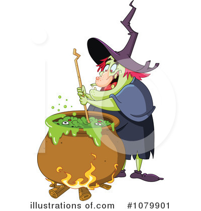 Royalty-Free (RF) Witch Clipart Illustration by yayayoyo - Stock Sample #1079901