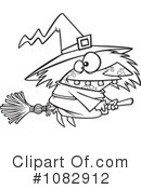 Witch Clipart #1082912 by toonaday