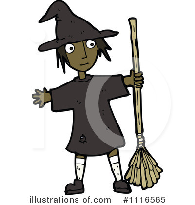 Royalty-Free (RF) Witch Clipart Illustration by lineartestpilot - Stock Sample #1116565